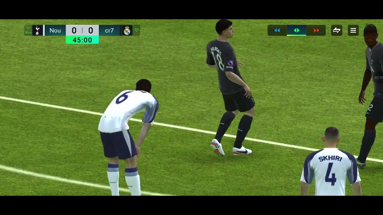 Noureddin ( Tottenham ) v/s cr7lll ( Real Madrid ). EA Sports. FC Mobile 2026. Football online.