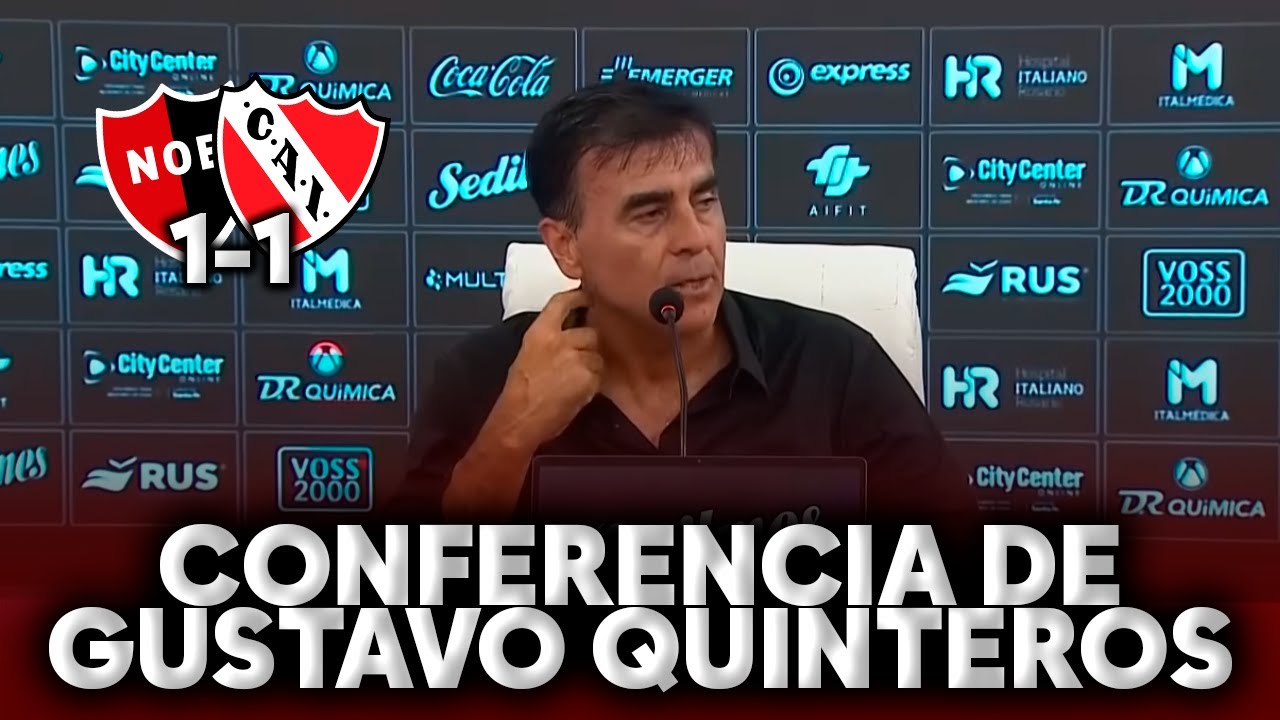 Conferencia de prensa GUSTAVO QUINTEROS | NOB 1 - 1 INDEPENDIENTE 