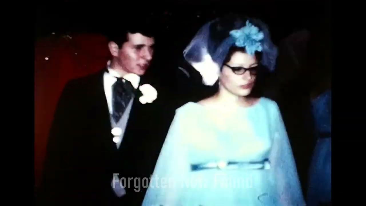 1967 Wedding Joanne Tom Philadelphia Lowe Family Found 8mm Home Movie Film