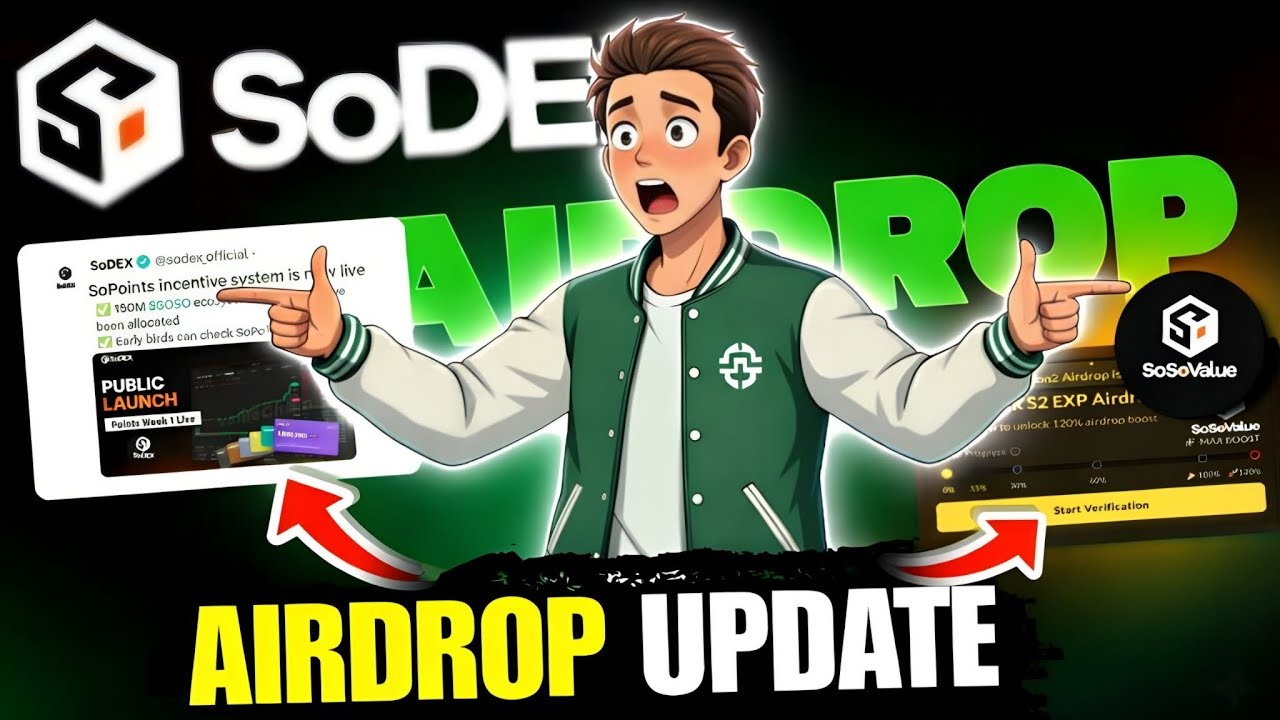 Sosovalue Airdrop Season 2 Human Verification | SoDEX Airdrop Guide | SoSoValue Airdrop Update