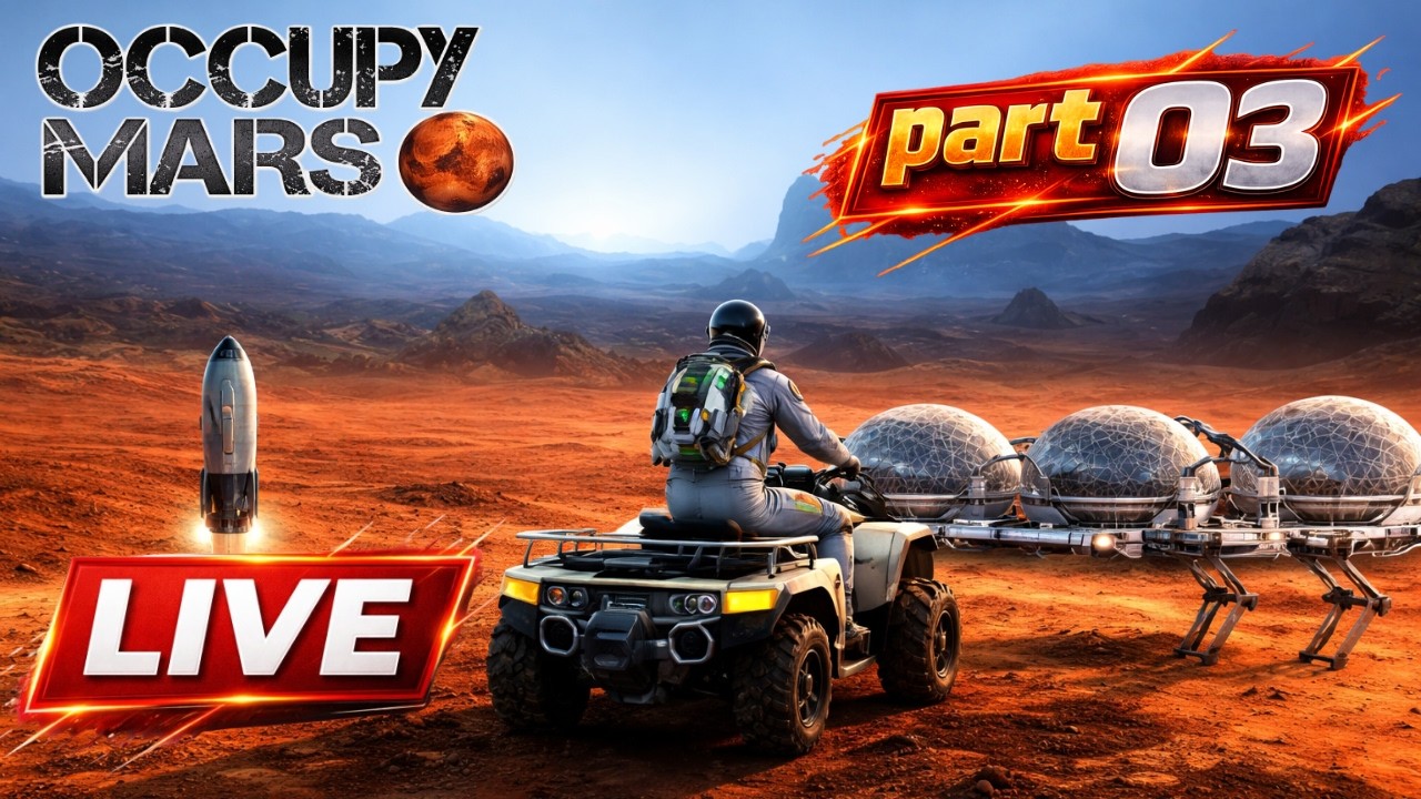 On Améliore la Base (ou pas 😅) | Occupy Mars LIVE #3