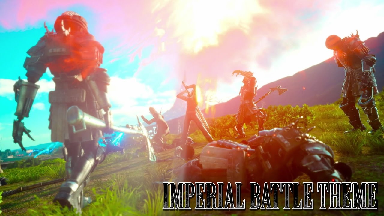 FINAL FANTASY XV OST Imperial Battle Theme #2 ( Veiled in Black )