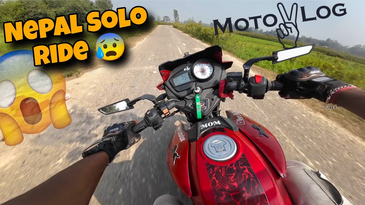 Nepal Solo Ride 🥰 || 