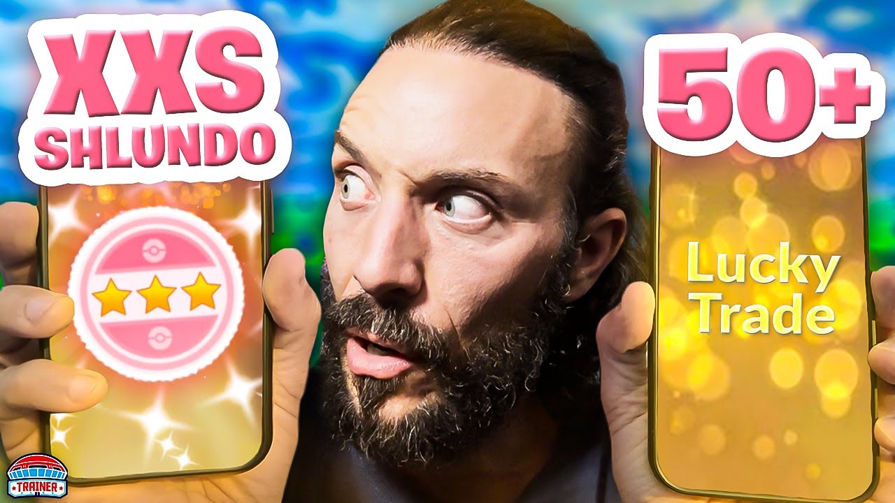 I Did 50+ Lucky Trades for a XXS SHLUNDO in Pokémon GO!