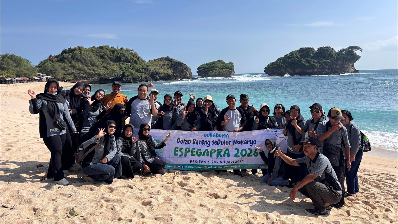 Employe Gathering SMP N 3 Prambanan Trip To Pacitan (24 Januari 2026) ~Kaka Tours~