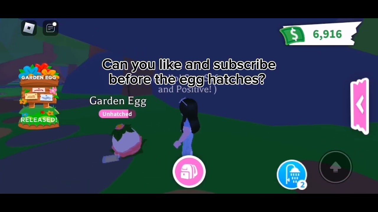 Hatching a Garden Egg in Adopt Me! 😍😍 #viral #trending #fyp #fypシ #adoptme #roblox #gaming