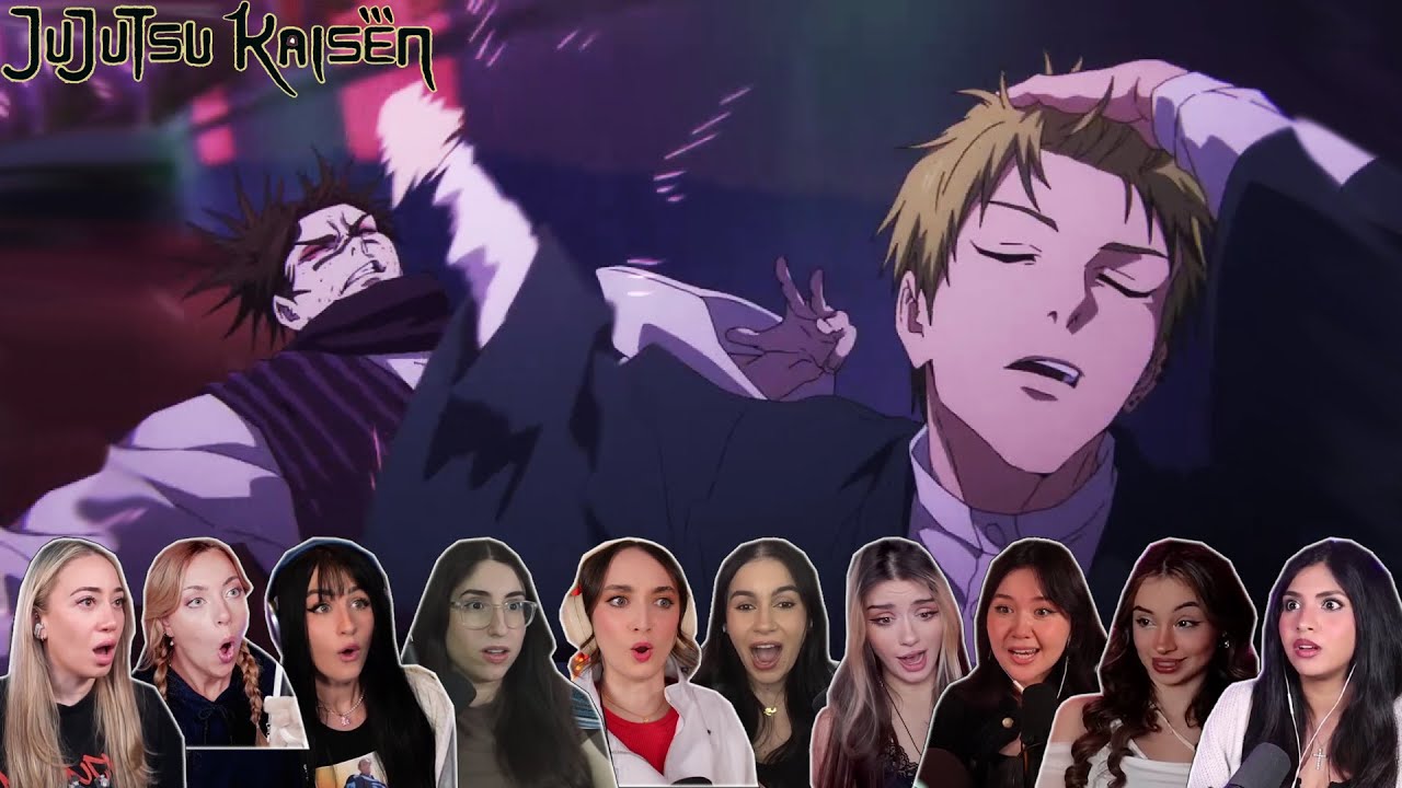 Naoya Aura Farming | Jujutsu Kaisen S3 Episode 2 Girls Reaction Compilation