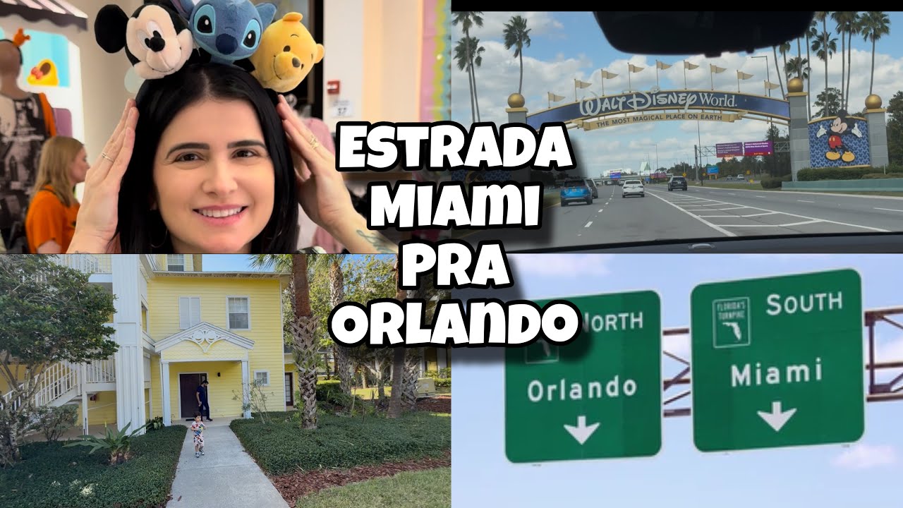 VIAGEM DE CARRO NOS EUA | MIAMI PRA ORLANDO E AIRBNB