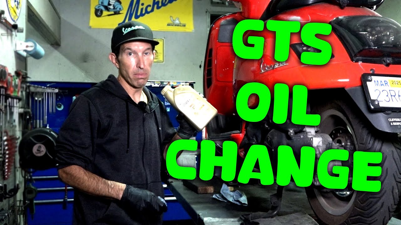 How To Do an Oil Change on a Vespa GTS 250/300