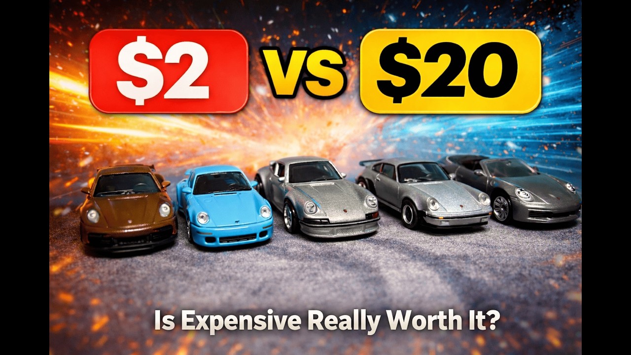 Porsche 911 Diecast Comparison: Matchbox vs Mini GT vs Pop Race