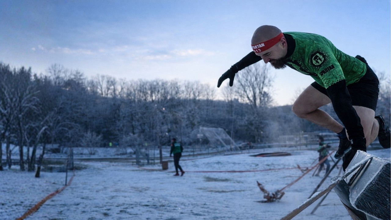 Winter Spartan Race - Salgótarján 🇭🇺 - Hungary 2024 (All Obstacles)