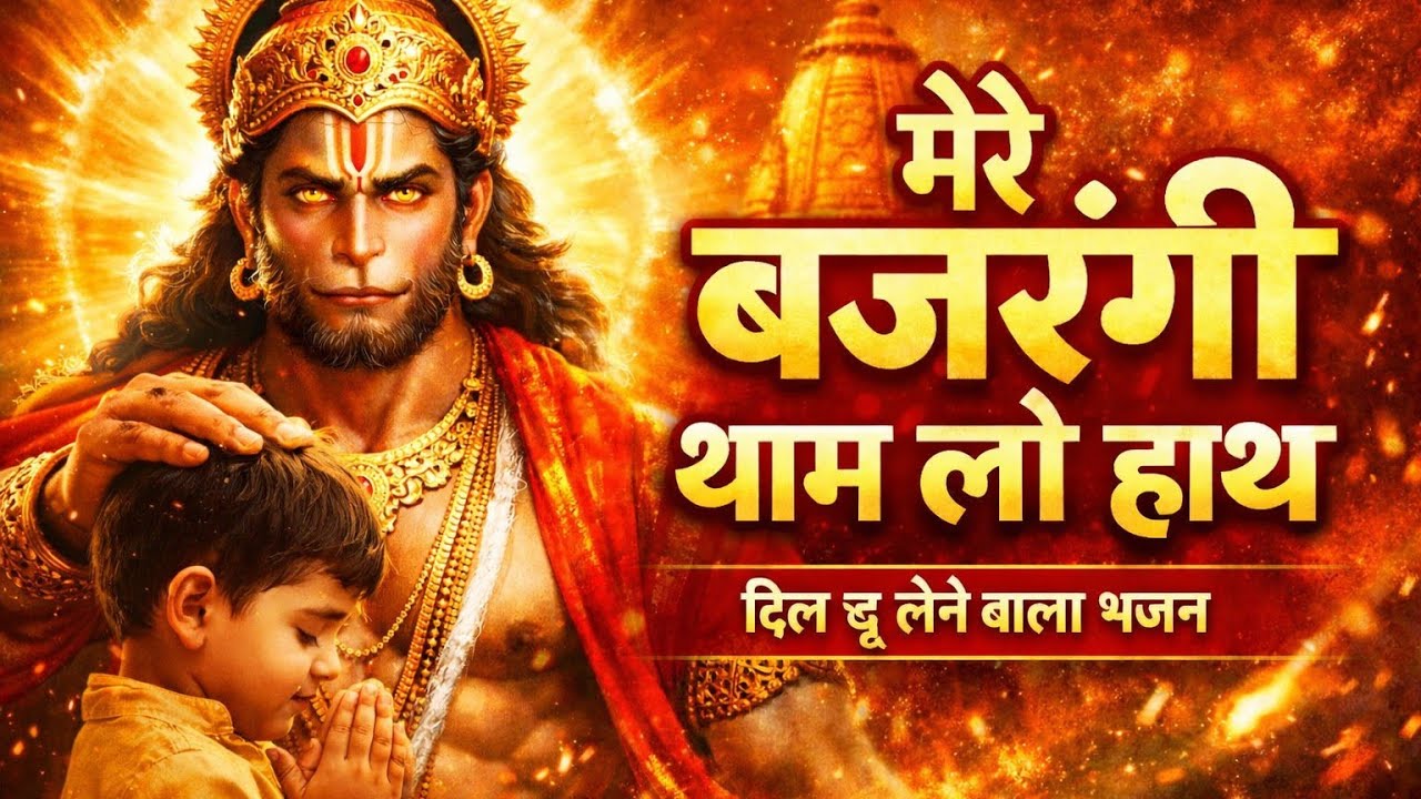 मेरे बजरंगी थाम लो हाथ अब तो आ जाओ मेरे साथ | Powerful Hanuman Bhajan | Bhakti Song 2026