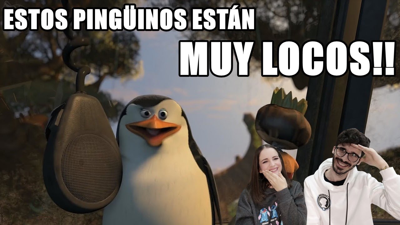 ESPAÑOLES REACCIONAN A DOBLAJE LATINO VS ESPAÑOL DE LOS PINGÜINOS DE MADAGASCAR/ESCENA AVIÓN
