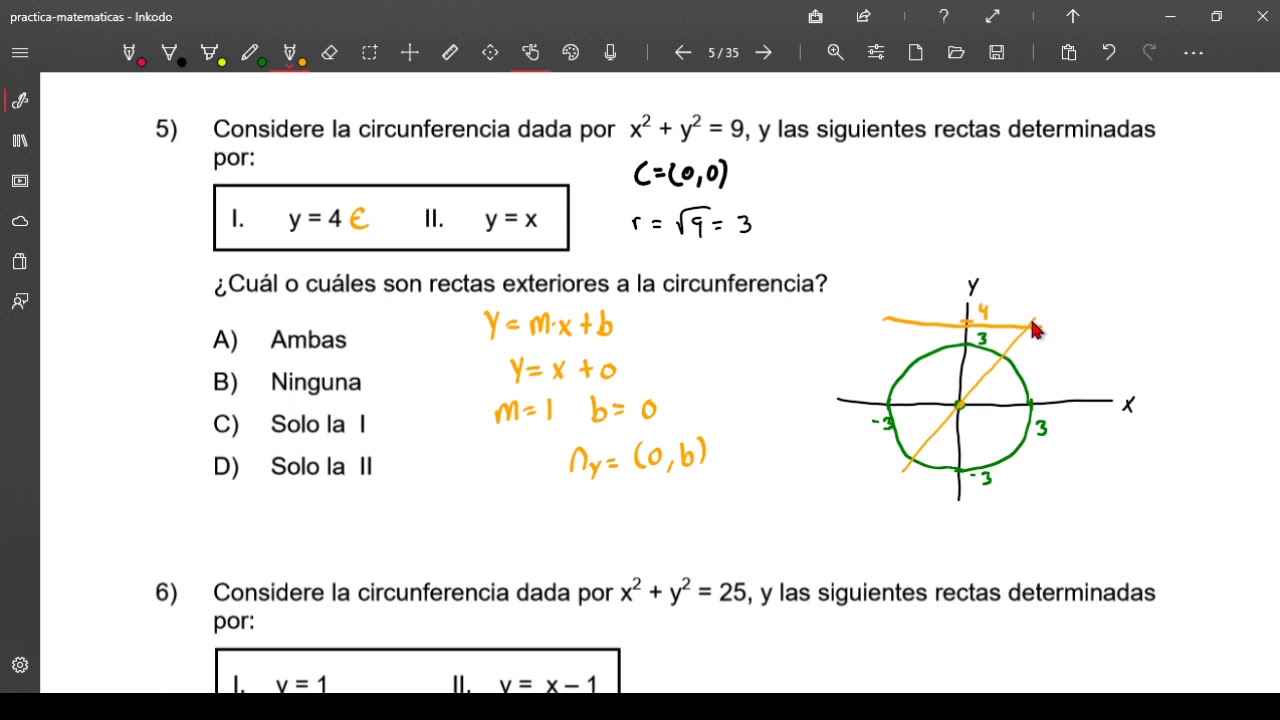 Practica de examen de bachillerato por madurez