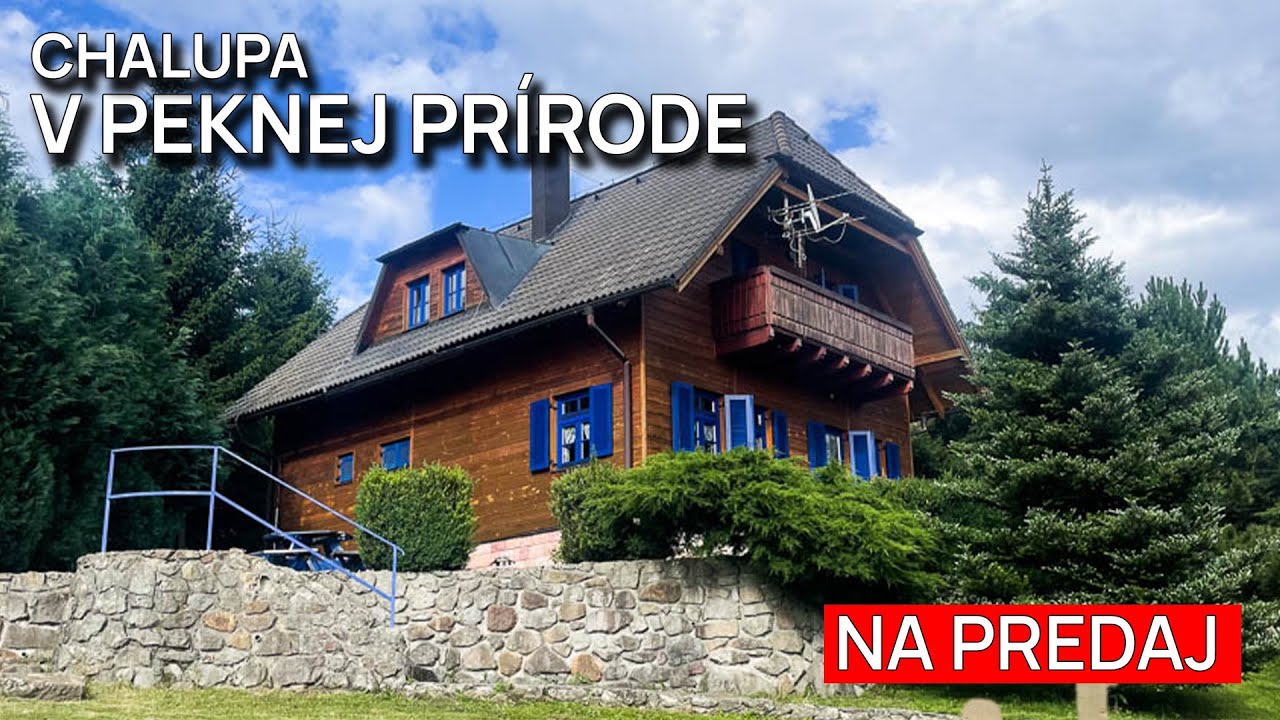 Rekreačná chata na Krahuliach so saunou a krbom │ REKREAČNÁ CHATA NA PREDAJ