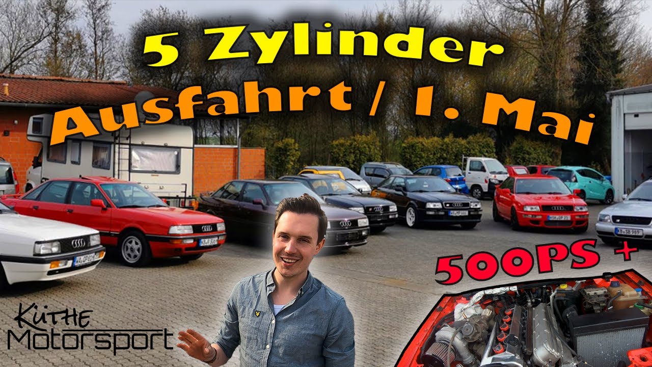 AUSFAHRT der 5 Zylinder-GENERATIONEN | 500PS+ | Audi Tradition | 20V Turbo S2+S6 | K&uuml;the Motorsport