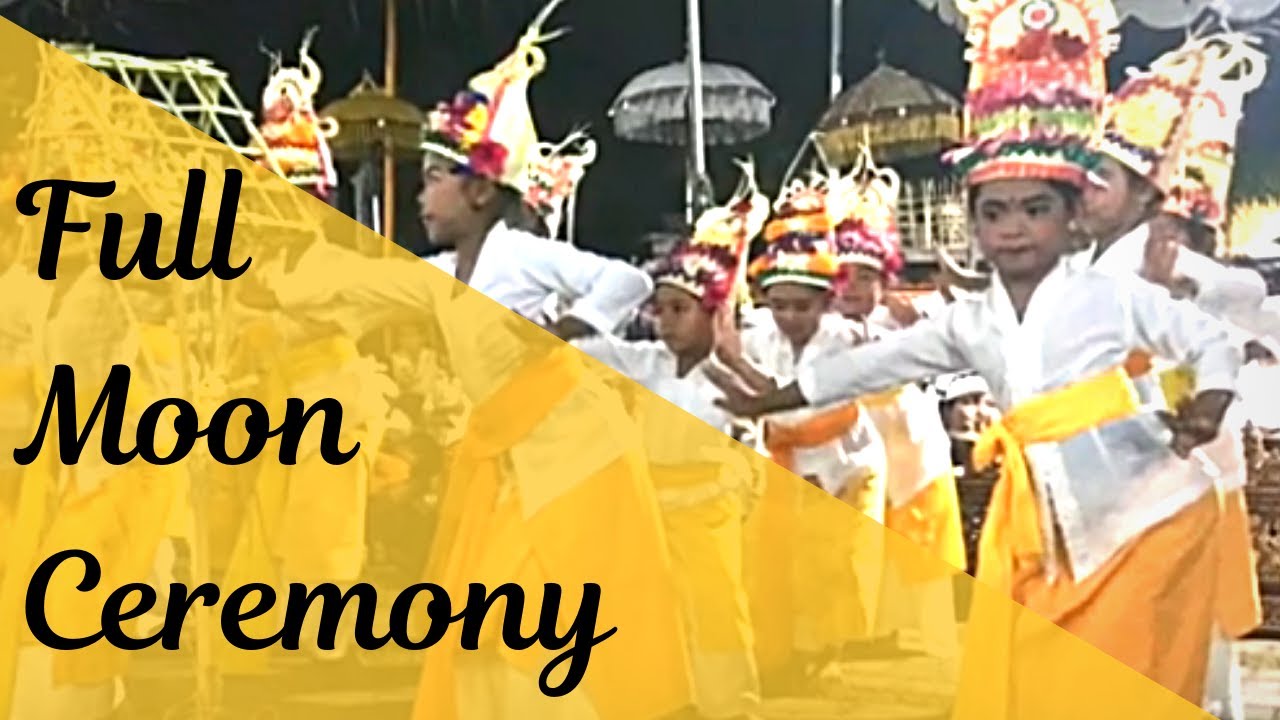 Full Moon Ceremony (Purnama) Bali