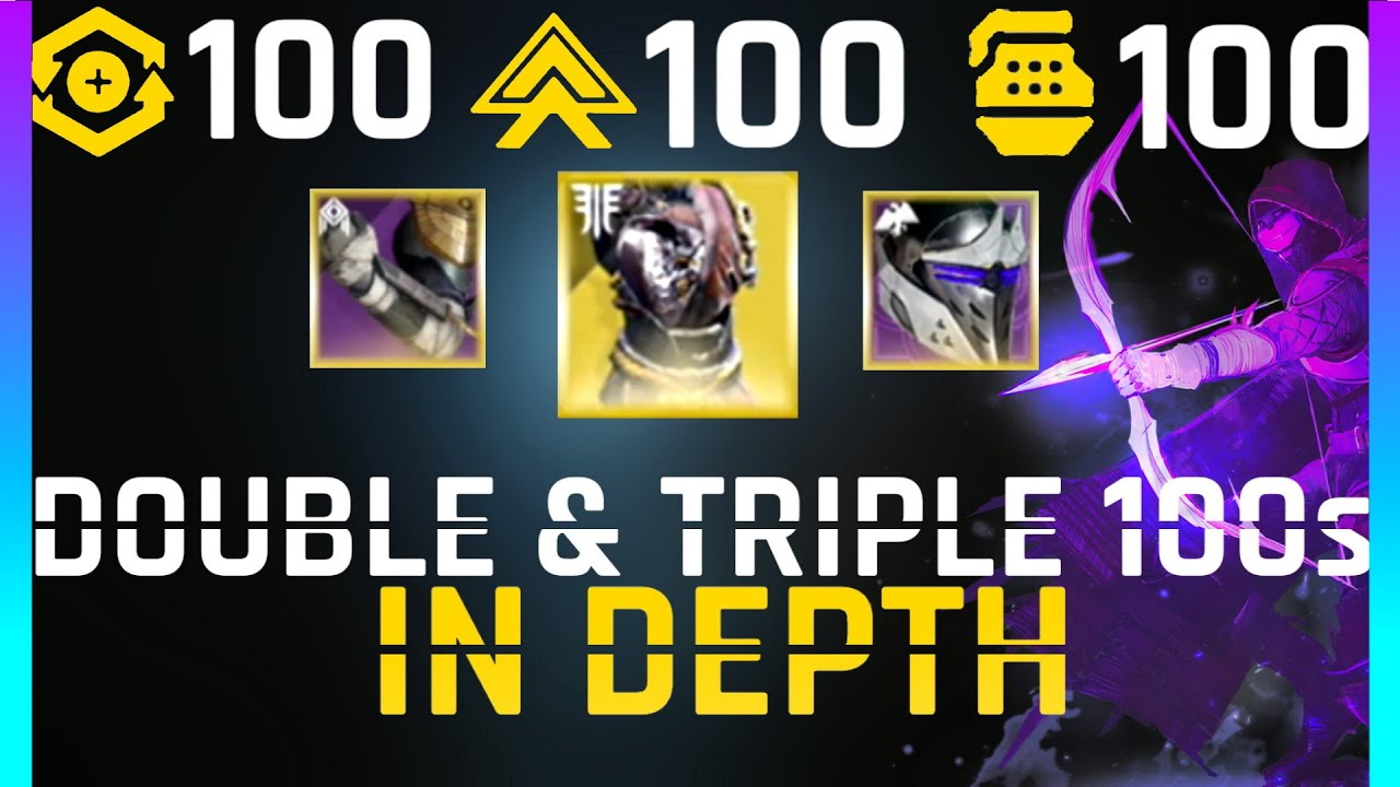 Destiny 2 | How to get Double 100 stats(no seasonal mods) | Triple 100 stats in Depth | Build guide