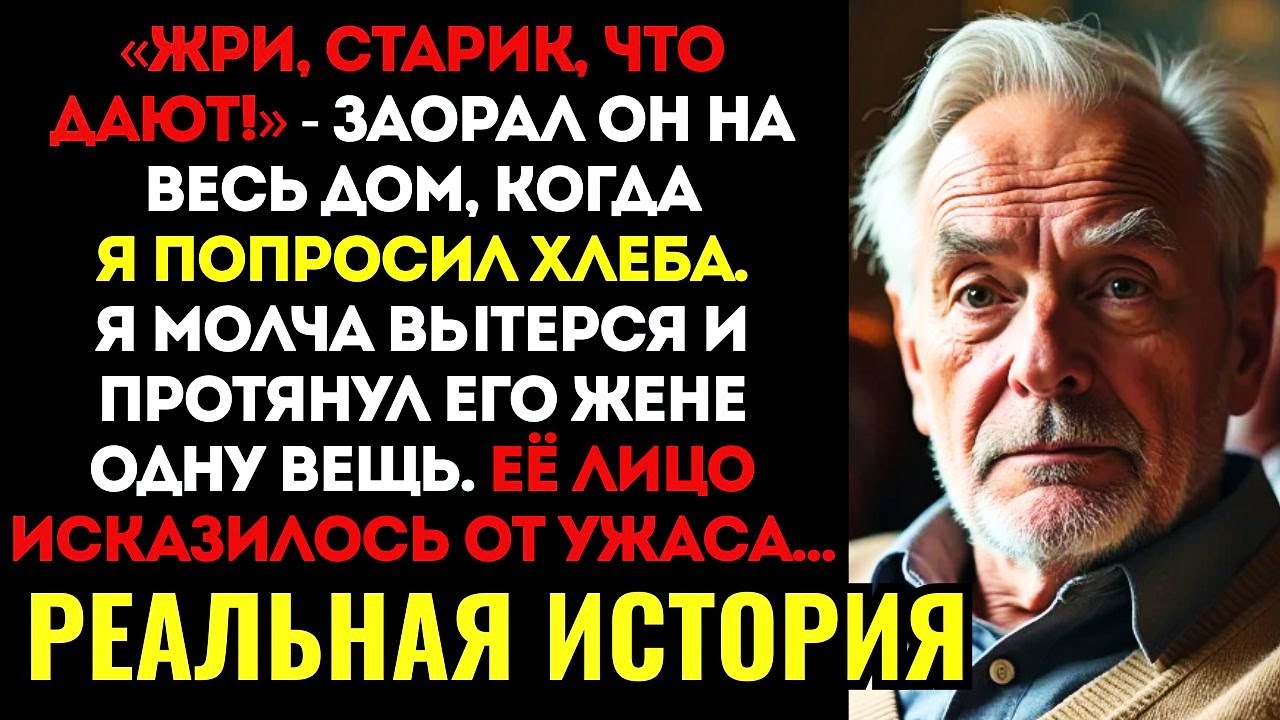 ШОК! Сын швырнул мне в лицо тарелку с едой... Но он не знал, что я протяну его жене через час...