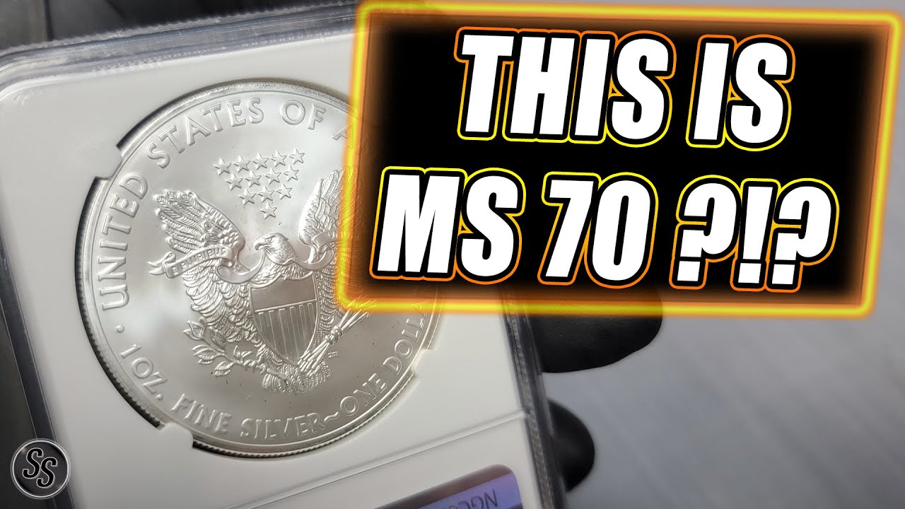 MS 70 Silver Eagles with Physical Damage in the Holder!