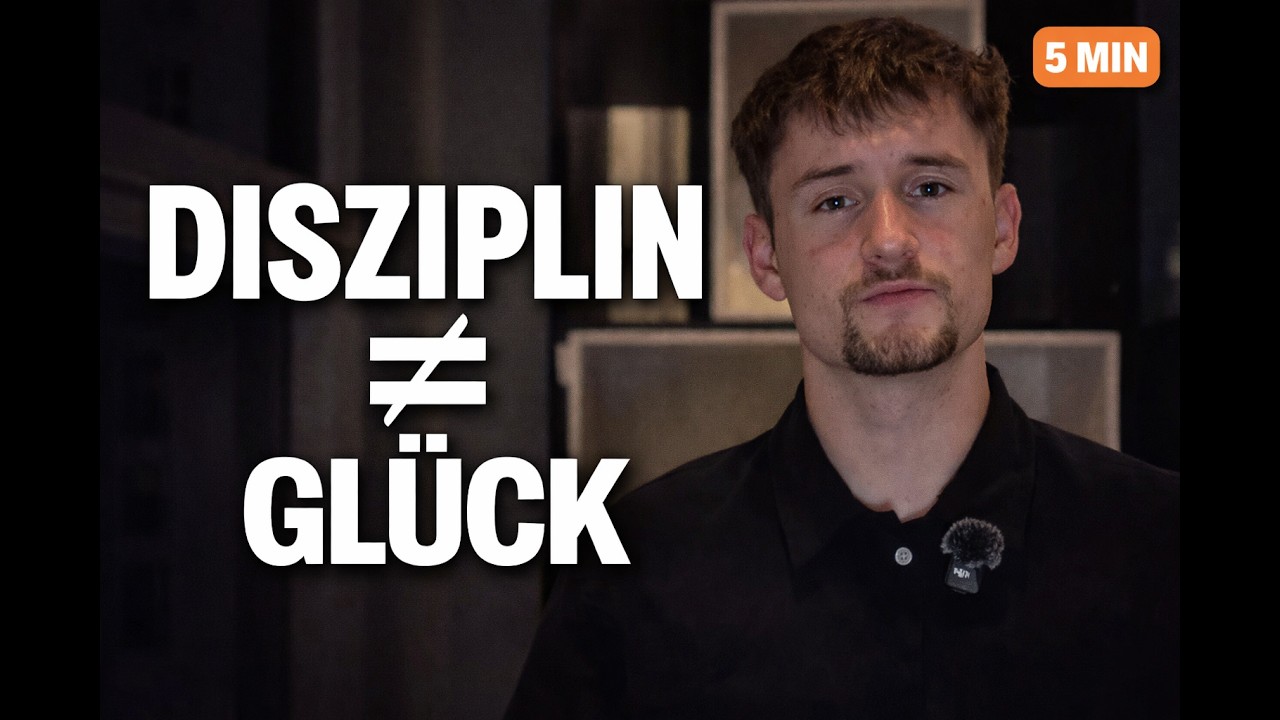 Warum ‘Disziplin’ dich innerlich leer macht (in 5min erklärt)