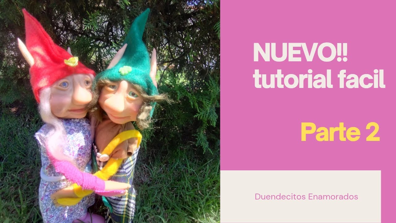 NUEVO!! Tutorial, COMO HACER DUENDES Articulados[ FÁCIL Y RÁPIDO] ✅Parte 2