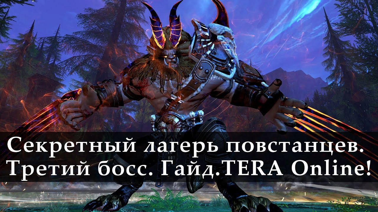 Секретный Лагерь Повстанцев. Гайд. Третий босс. TERA Online