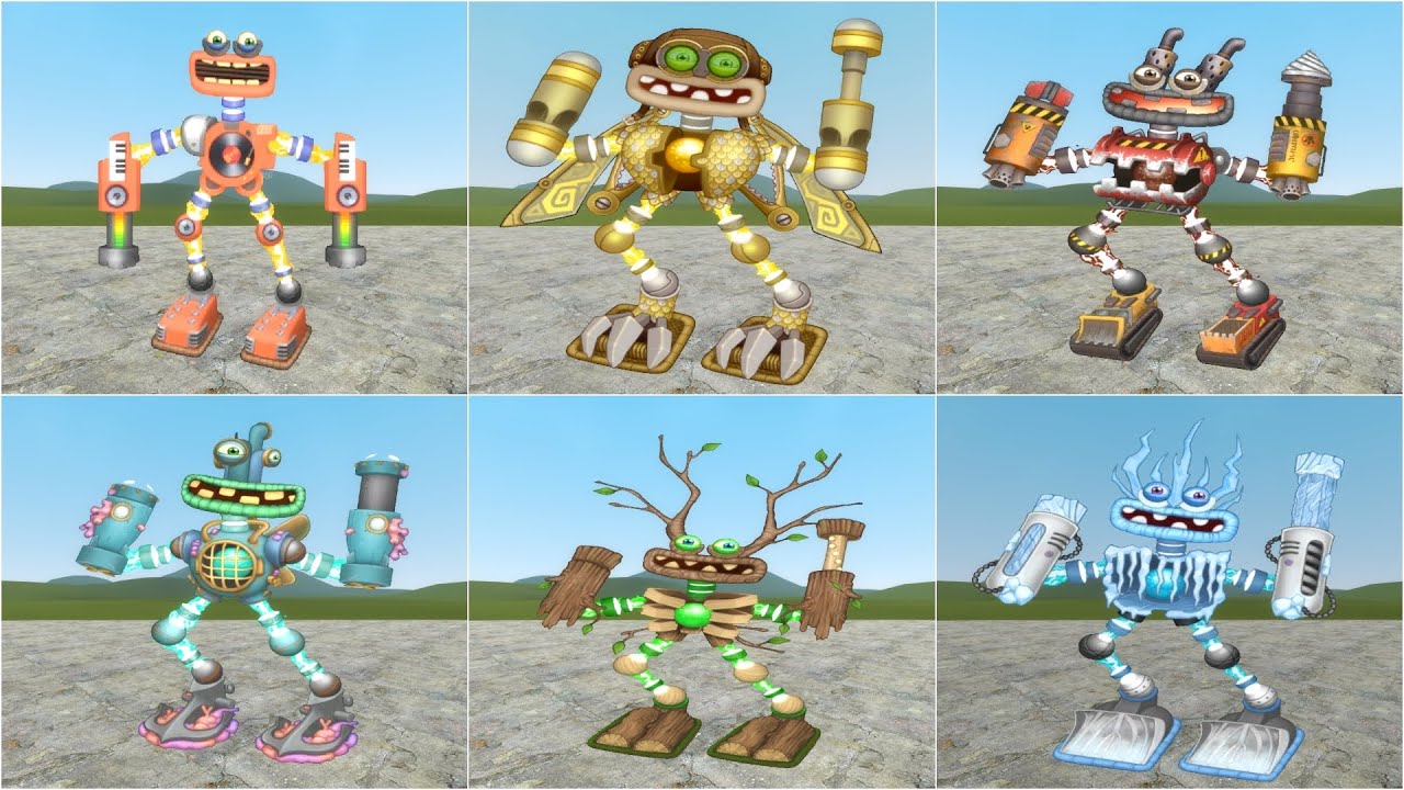 ALL WUBBOX MY SINGING MONSTERS in Garry's Mod!