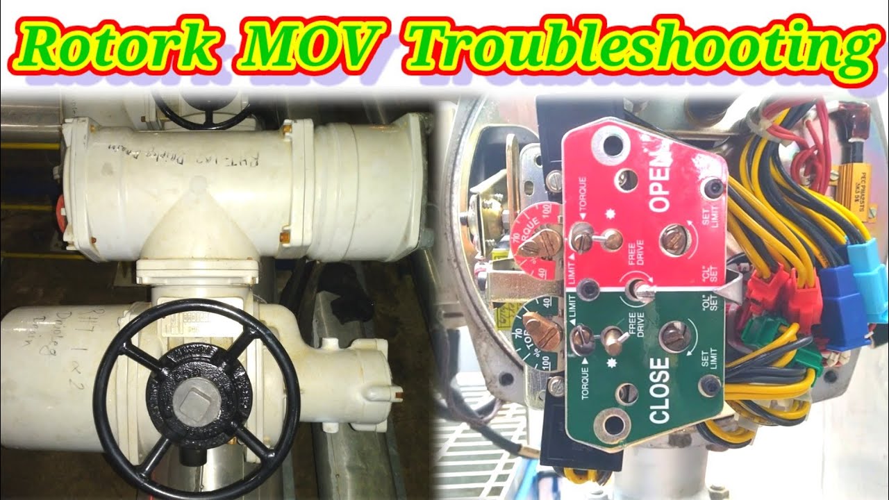 Rotork MOV Troubleshooting || Rotork MOV Limit Switch Set || Rotork MOV Torque Switch Set.