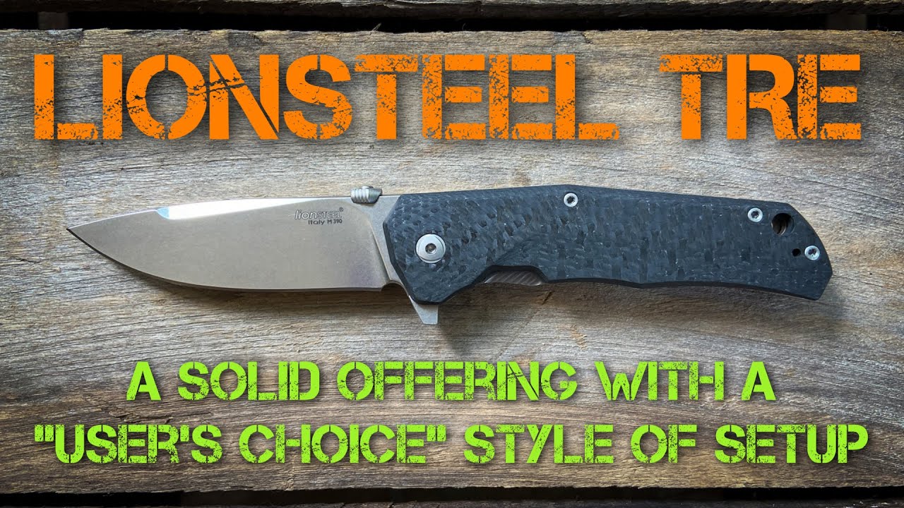 LionSteel TRE - Full Review!! A very unique Italian EDC knife!