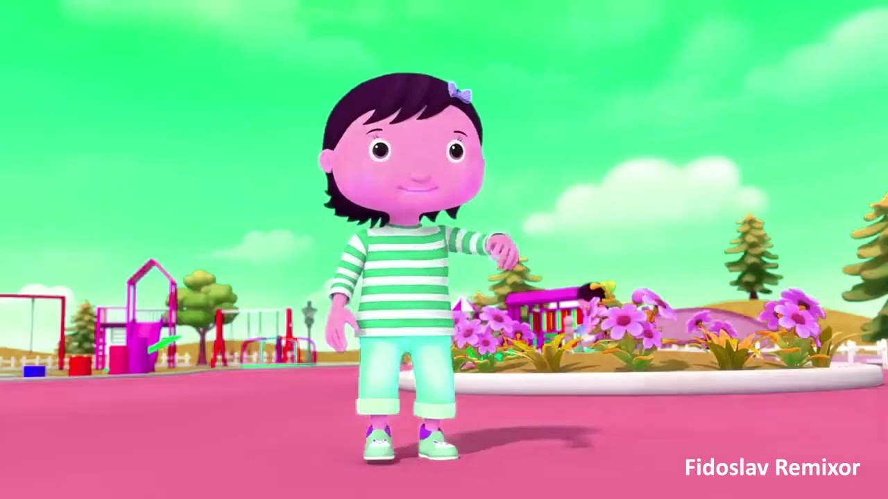 Little Baby Bum Girl Walking On Street Sparta Pitch Effects Sponsored by Klasky Csupo 2001 Extended