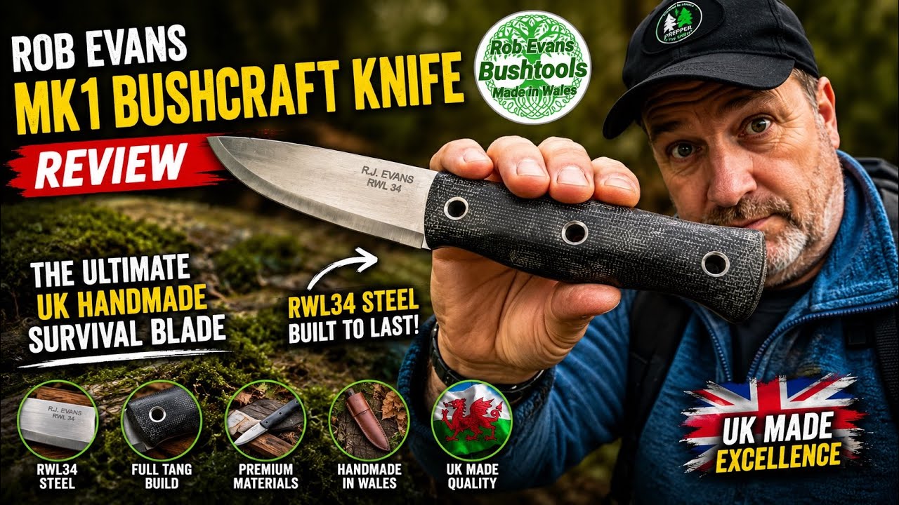 Rob Evans MK1 Bushcraft Knife Review | The Ultimate UK Handmade Survival Blade