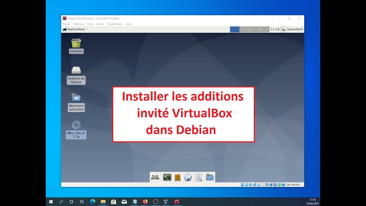 [TUTO] Installer les additions invité VirtualBox dans Debian