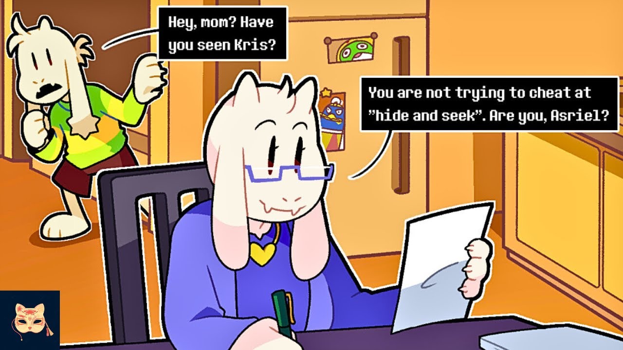 Hide and Wash - Twin Runes Mini Story [ Deltarune/Undertale Comic Dub ]