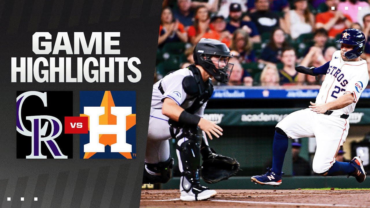 Rockies vs. Astros Game Highlights (6/25/24) | MLB Highlights