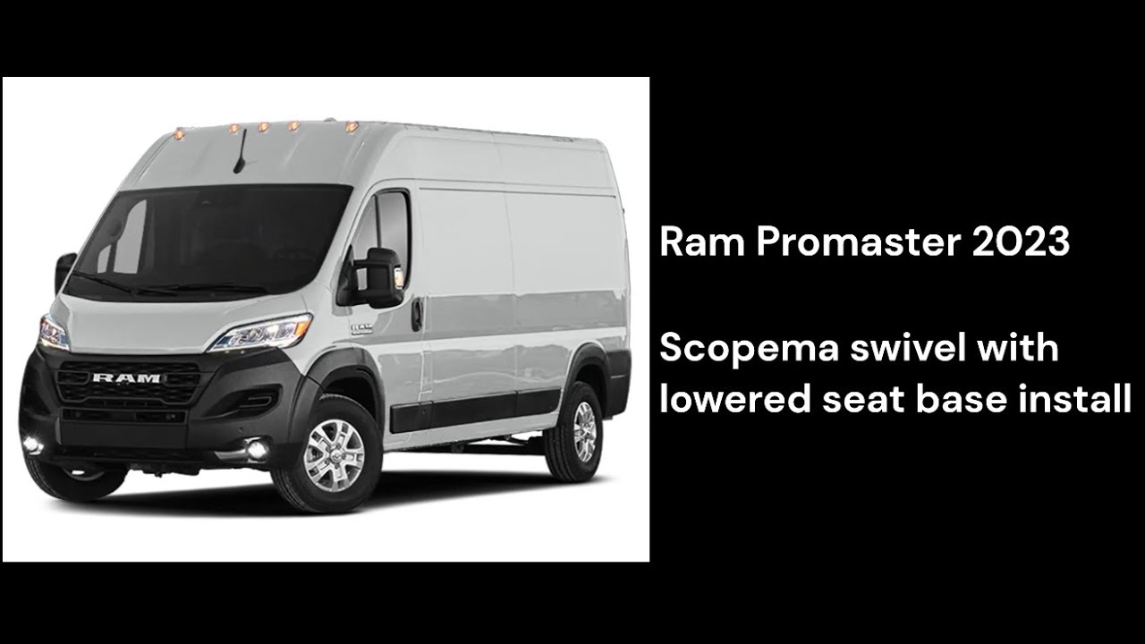 How to Install Scopema swivel and Sportscraft lowered seat base | Promaster Van Build