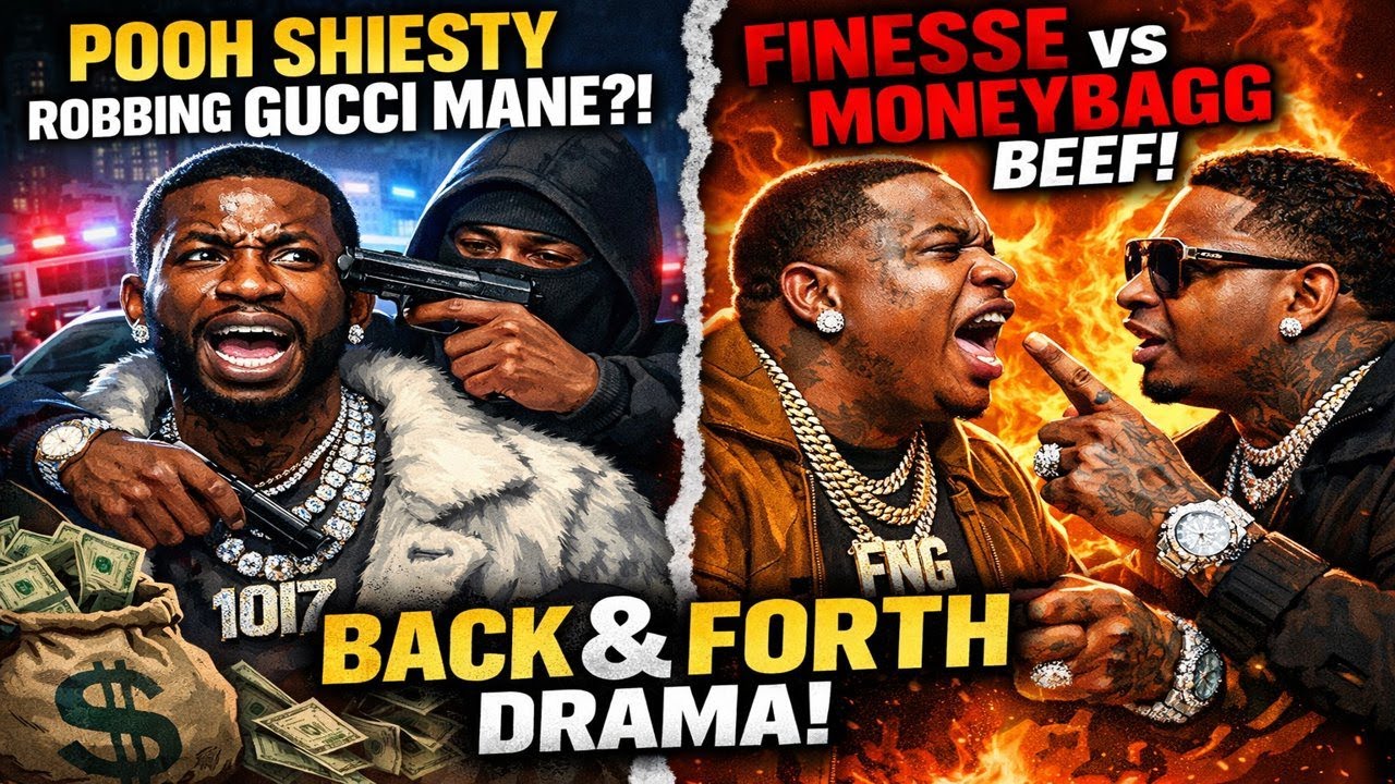 NAH THIS CRAZY 😳 POOH SHIESTY ALLEGEDLY ROBBED GUCCI MANE?! + FINESSE 2TYMES & MONEYBAGG GO AT IT