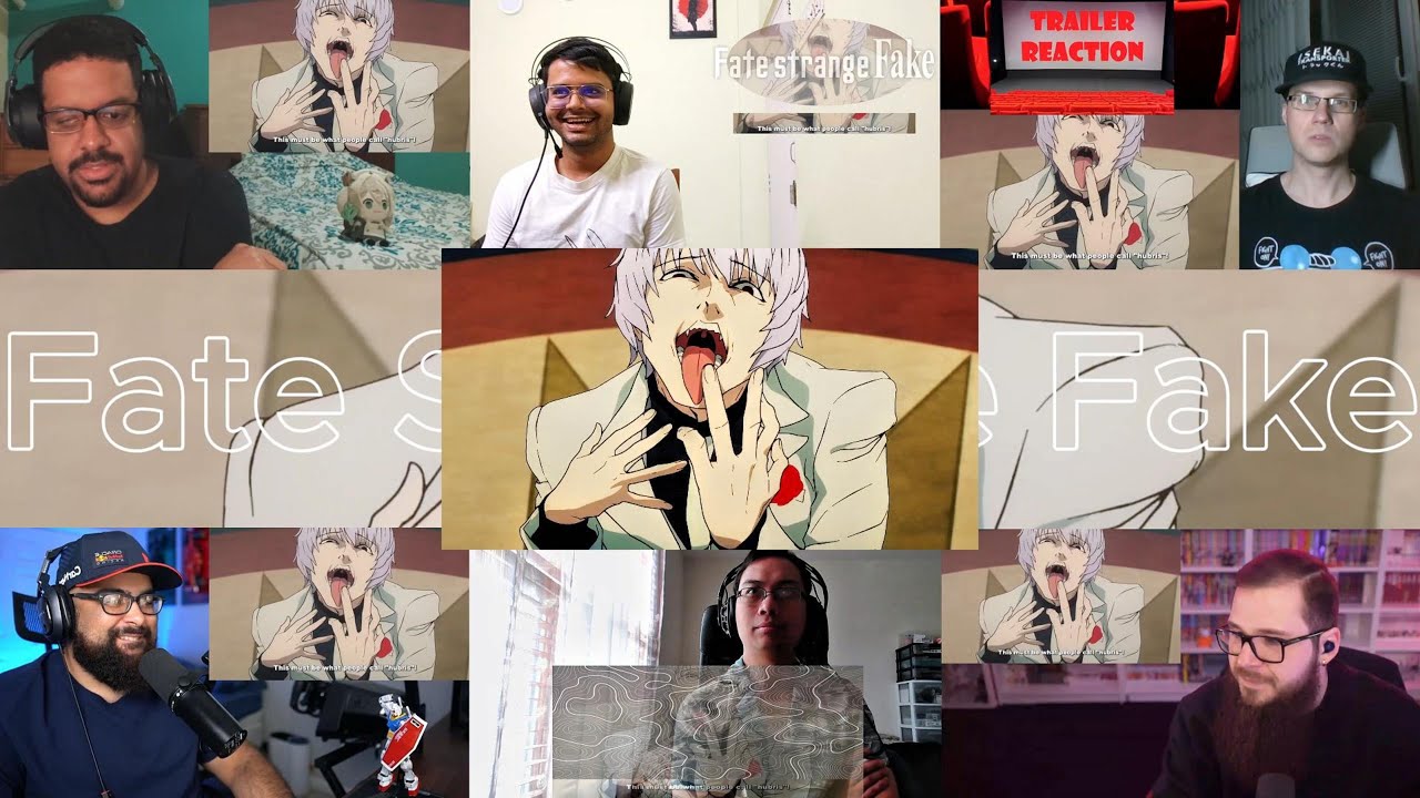 🌀 Fate/Strange Fake Official Trailer Reaction Mashup | The Fate Series Just Went NEXT LEVEL! 🗡️