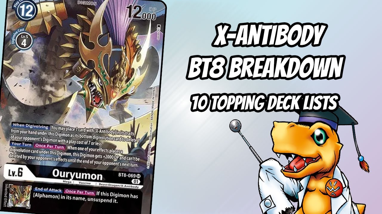 Breaking Down X-Antibody In The BT8 Meta Game (Digimon TCG)