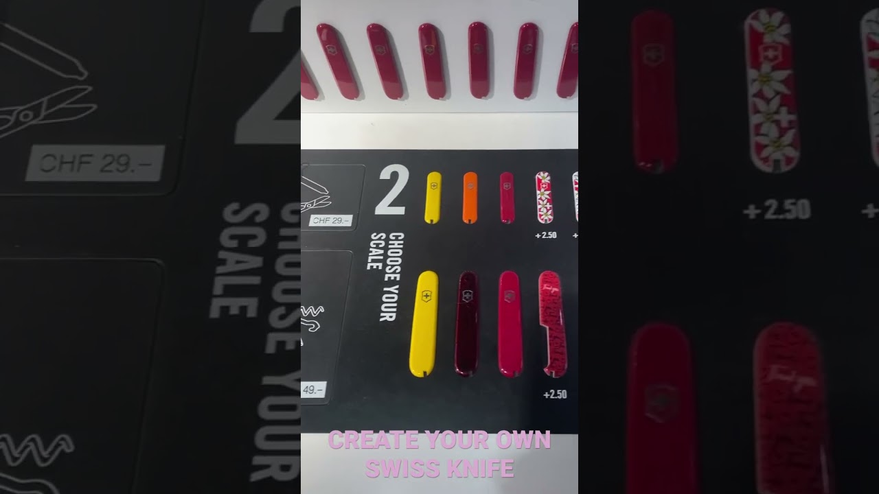 HOW TO CREATE YOUR OWN SWISS KNIFE IN THE MOST EXPENSIVE COUNTRY IN THE WORLD😵😵😵