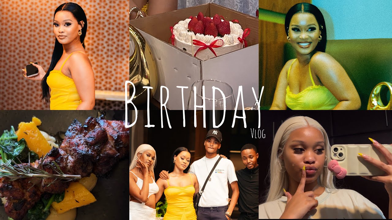 22nd birthday vlog// food, rugby, makeup, nails, Halloween etc. /South African YouTuber 🤍