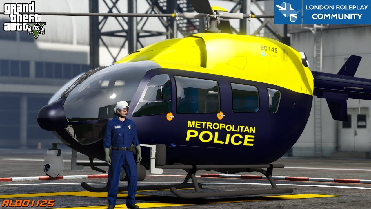 GTA5 Roleplay (NPAS) - Pursuit Tracking with Helicopter Camera - London Roleplay Community 24 #UKGTA
