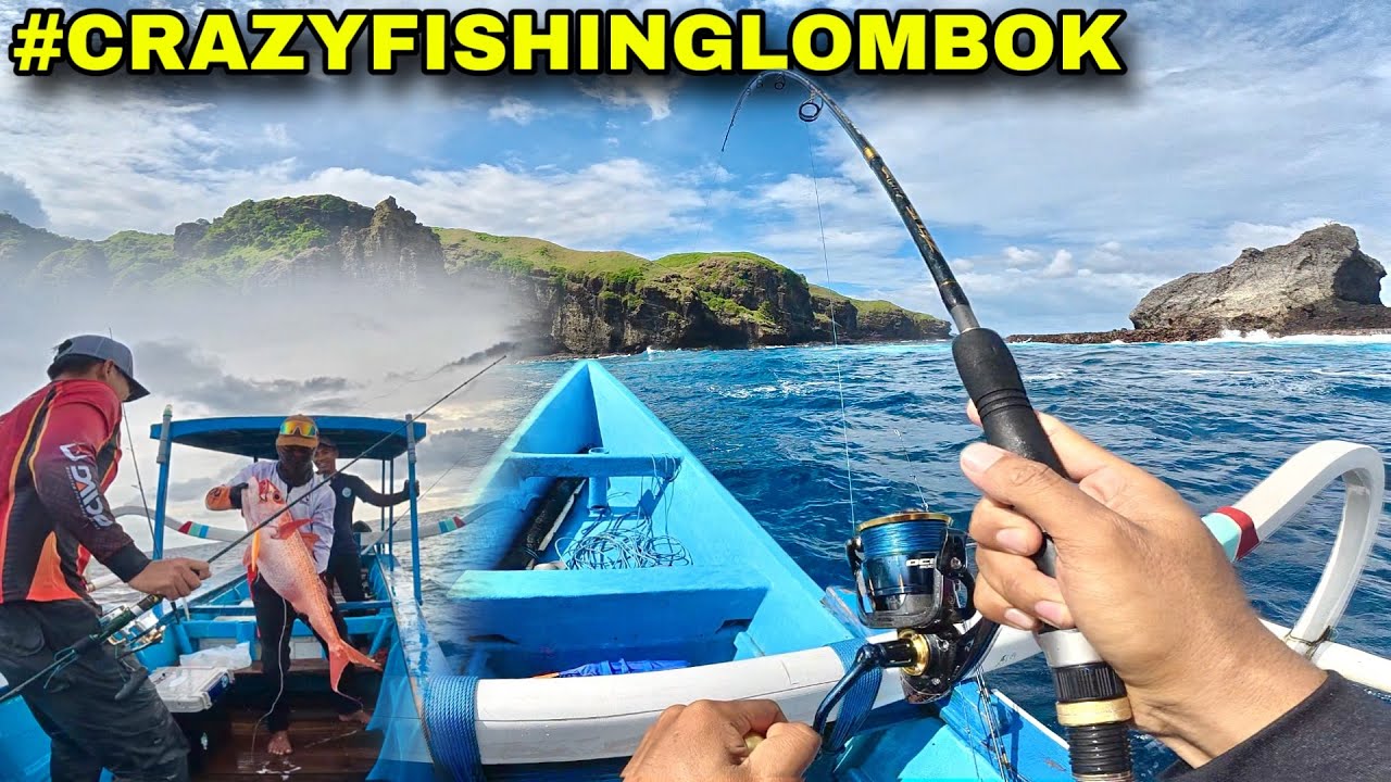 TARIKAN KUAT IKAN LAUT DALAM !!! PERTAMA KALI JIGGING LAUT DALAM 190METER BIKIN LEMAS , LOMBOK PART1
