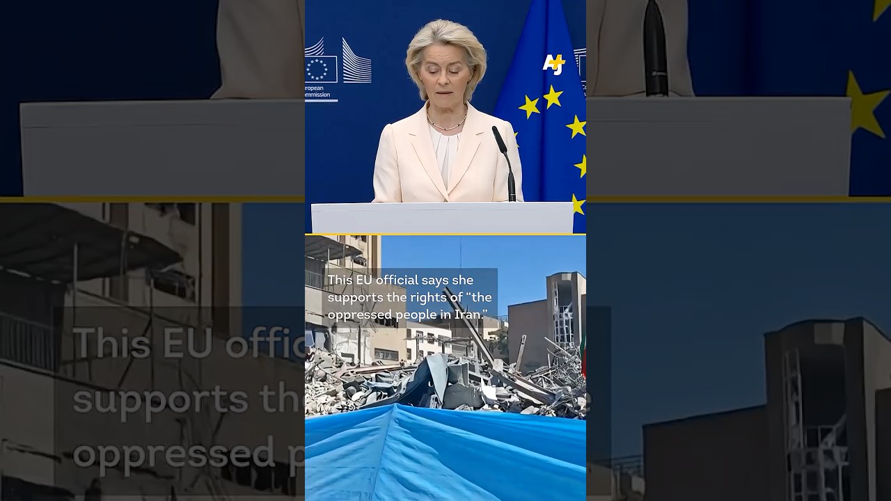European Union Stands With Iranians but Not Palestinians