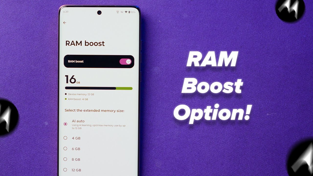 How to Enable the RAM Boost feature in Motorola Mobile?