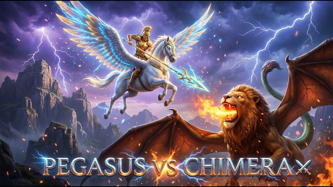 The Legend of Pegasus: Bellerophon vs. The Chimera ( 3D )