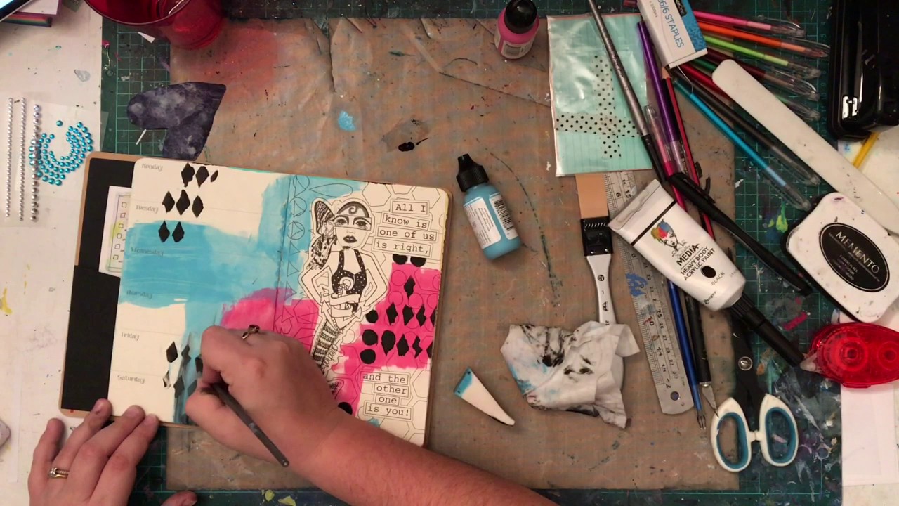 Plan with ME- Dylusions Dyary