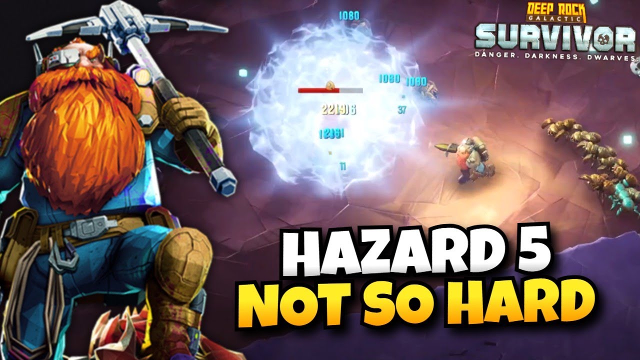 Fully Overclocked Boltshark Does Everything on Hazard 5 | Deep Rock Galactic Survivor
