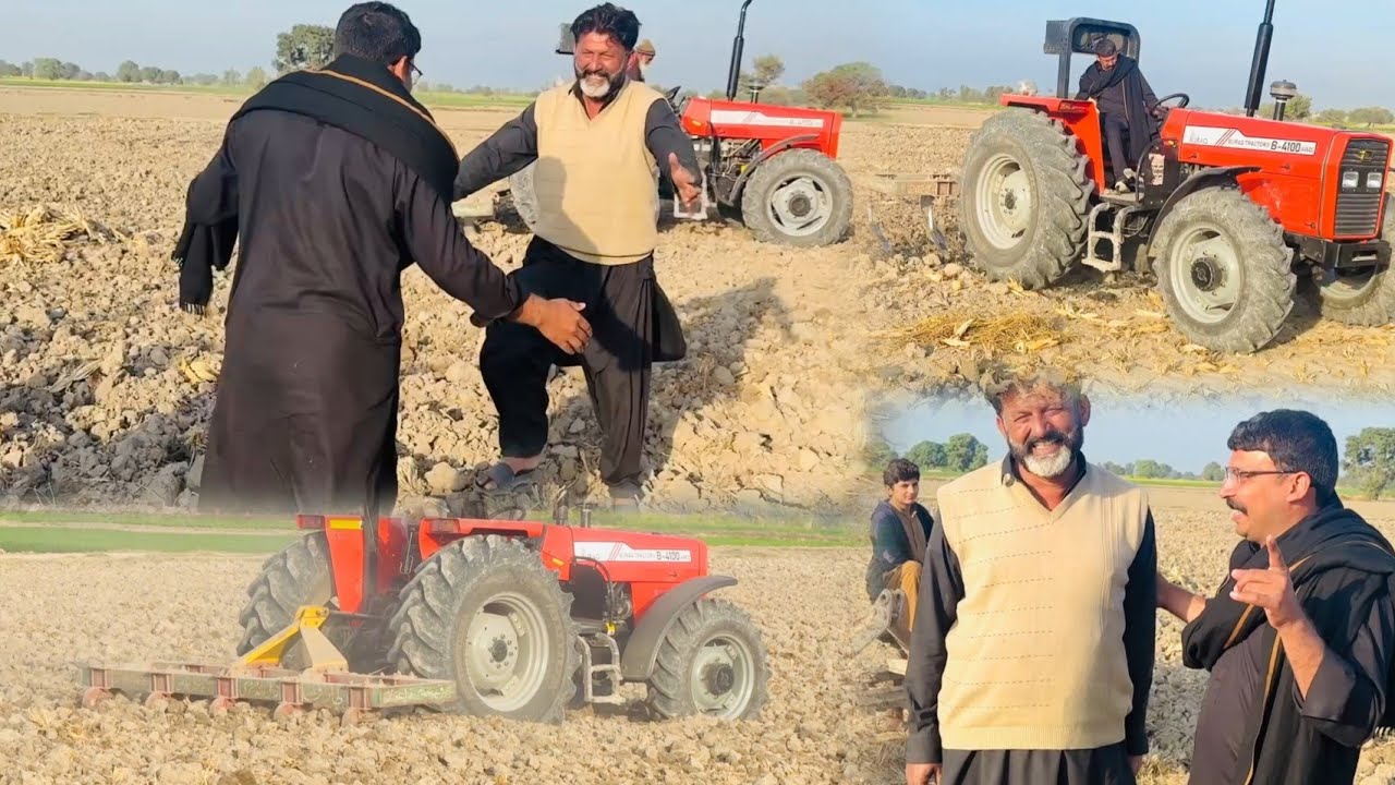 congratulations Kamar Warraich New tractors Burak 100HP tractor K Leyaa