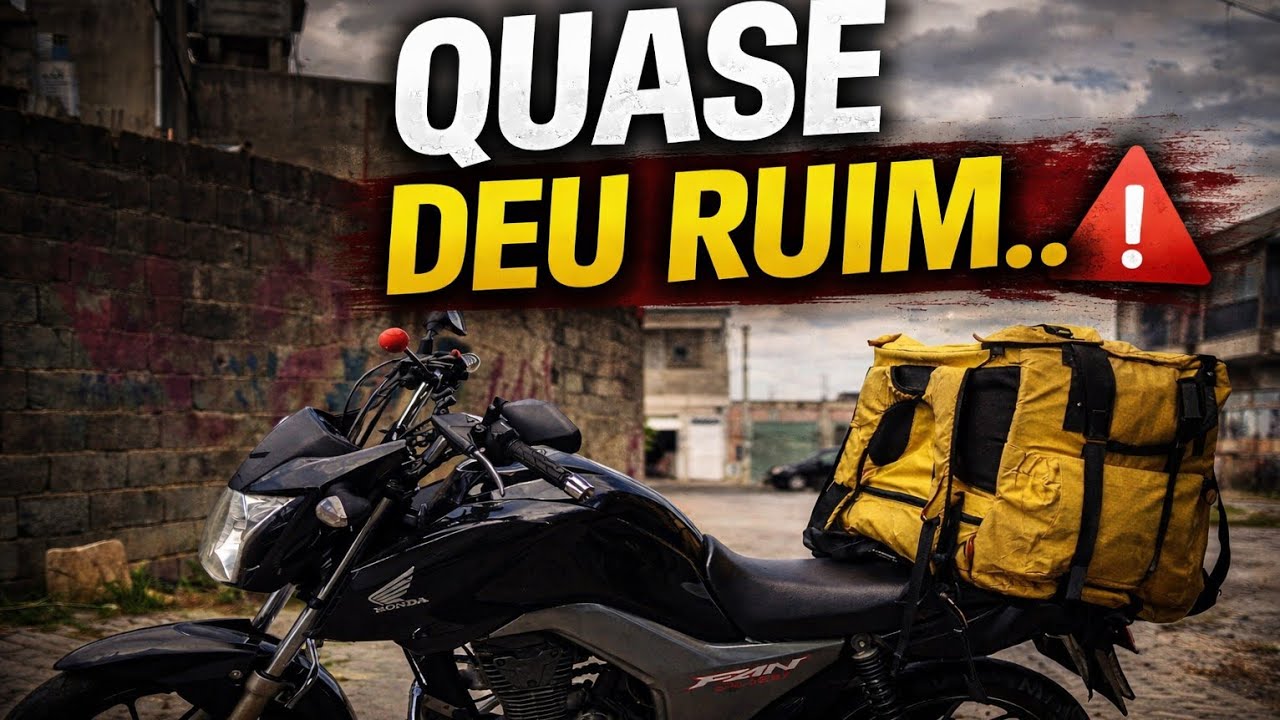 Levei uma FECHADA fazendo entrega… e quase deu ruim | T1 EP2